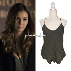 Olive Eloise Flowy Tank ASO Elena Gilbert